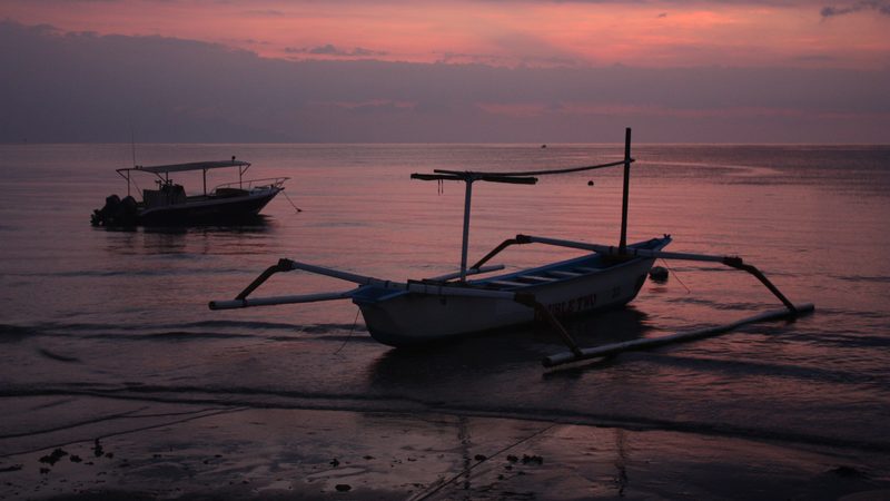Lovina, sunset