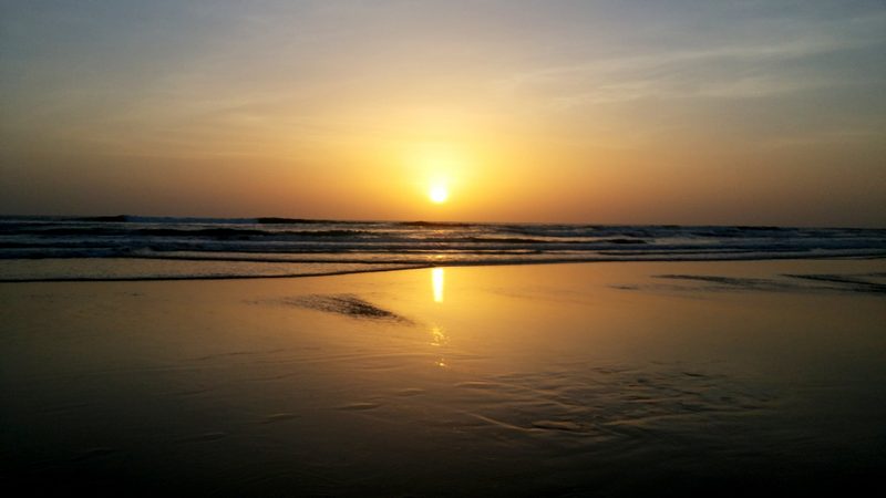 goa beach sunset