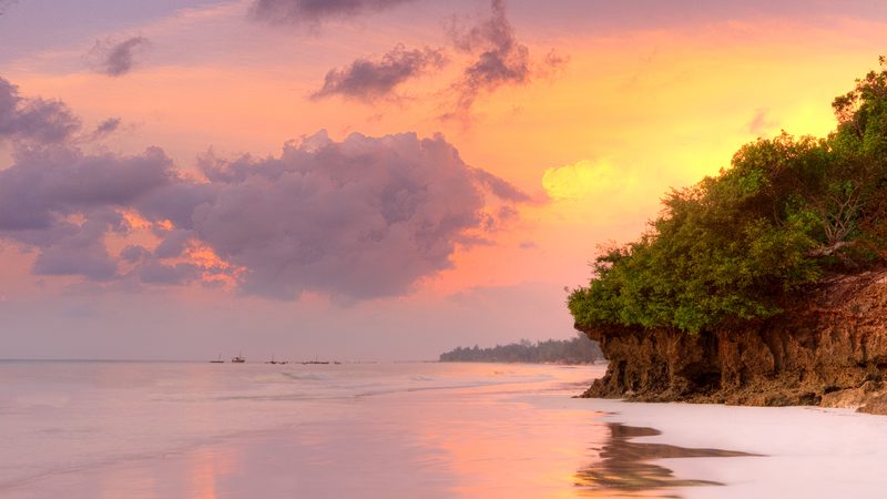 Sunrise at Diani Beach