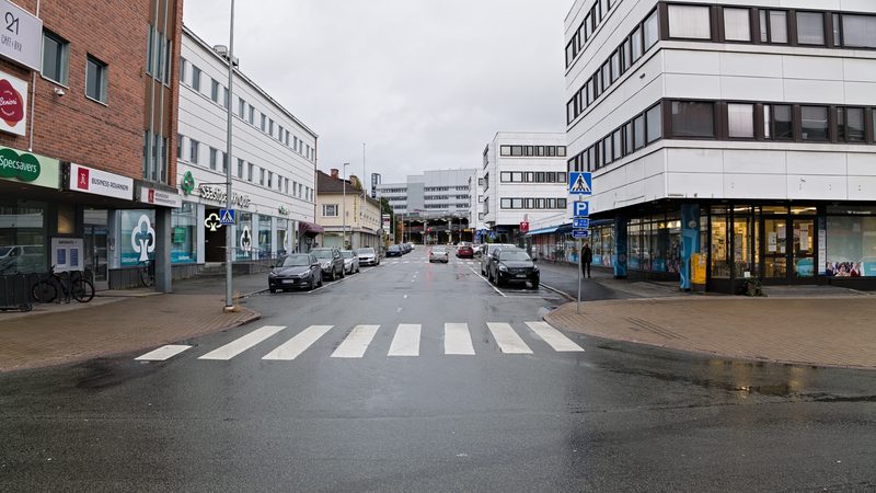 Ainonkatu street in Rovaniemi.