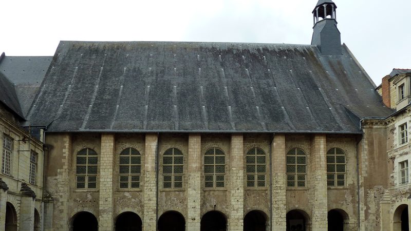 Church of the Abbey of Ronceray, Angers, Maine-et-Loire, Pays de la Loire, France.