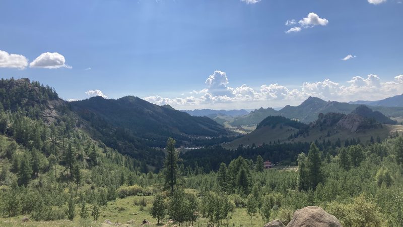 View from near Route 3 of the Mongol Olle Trail