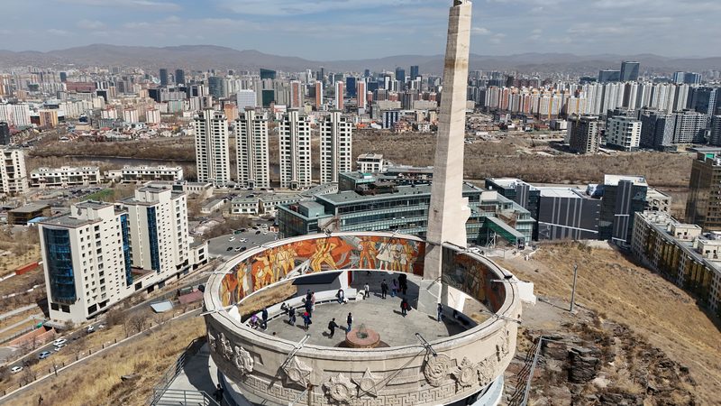 Zaisan Memorial in Ulaanbaatar, Mongolia