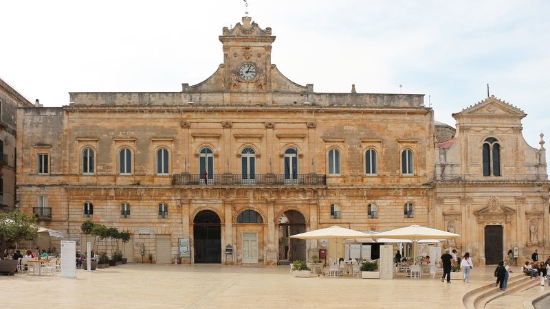 San Francesco Palace and St. Francis of Assisi Church, Ostuni, Italy