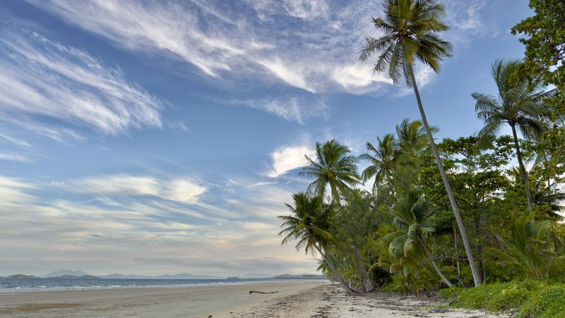 Beach in Mission Beach, Queensland, 2025
