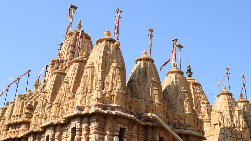 Jain temples inside the Jaiselmer fort, Rajasthan India