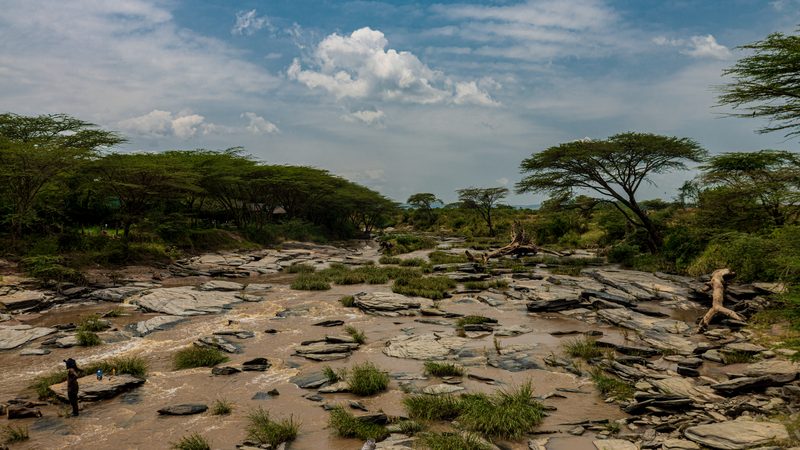 Viewed from the bridge near the Talek Gate to the Maasai Mara