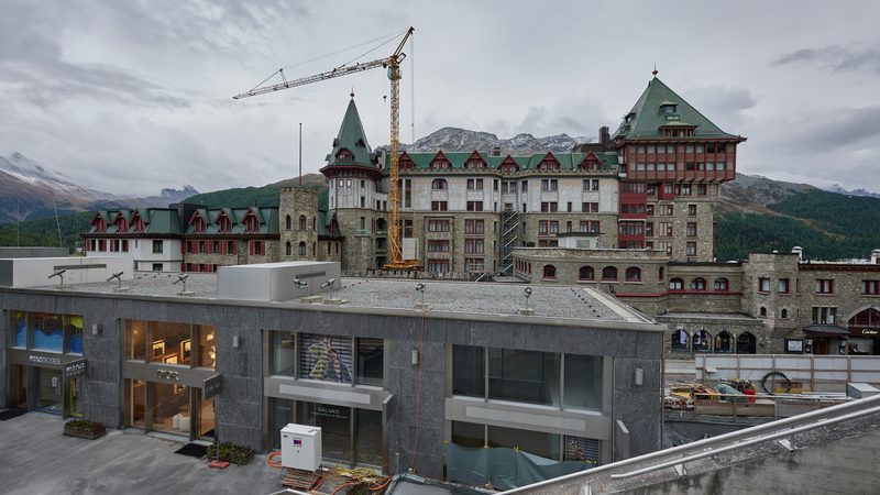 Badrutt's Palace hotel in Sankt Moritz.