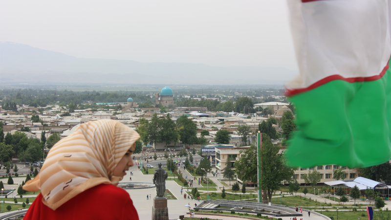 Shakhrisabz, view from Ak-Saray Palace